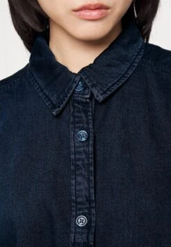 Monki Button-Down Blouse - Blue Medium Dusty -Monki Store ad845ca35e974dad82a2b679ae6a3910