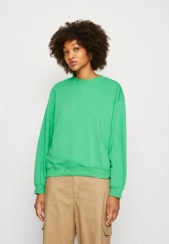 Monki Sweatshirt - Green Bright