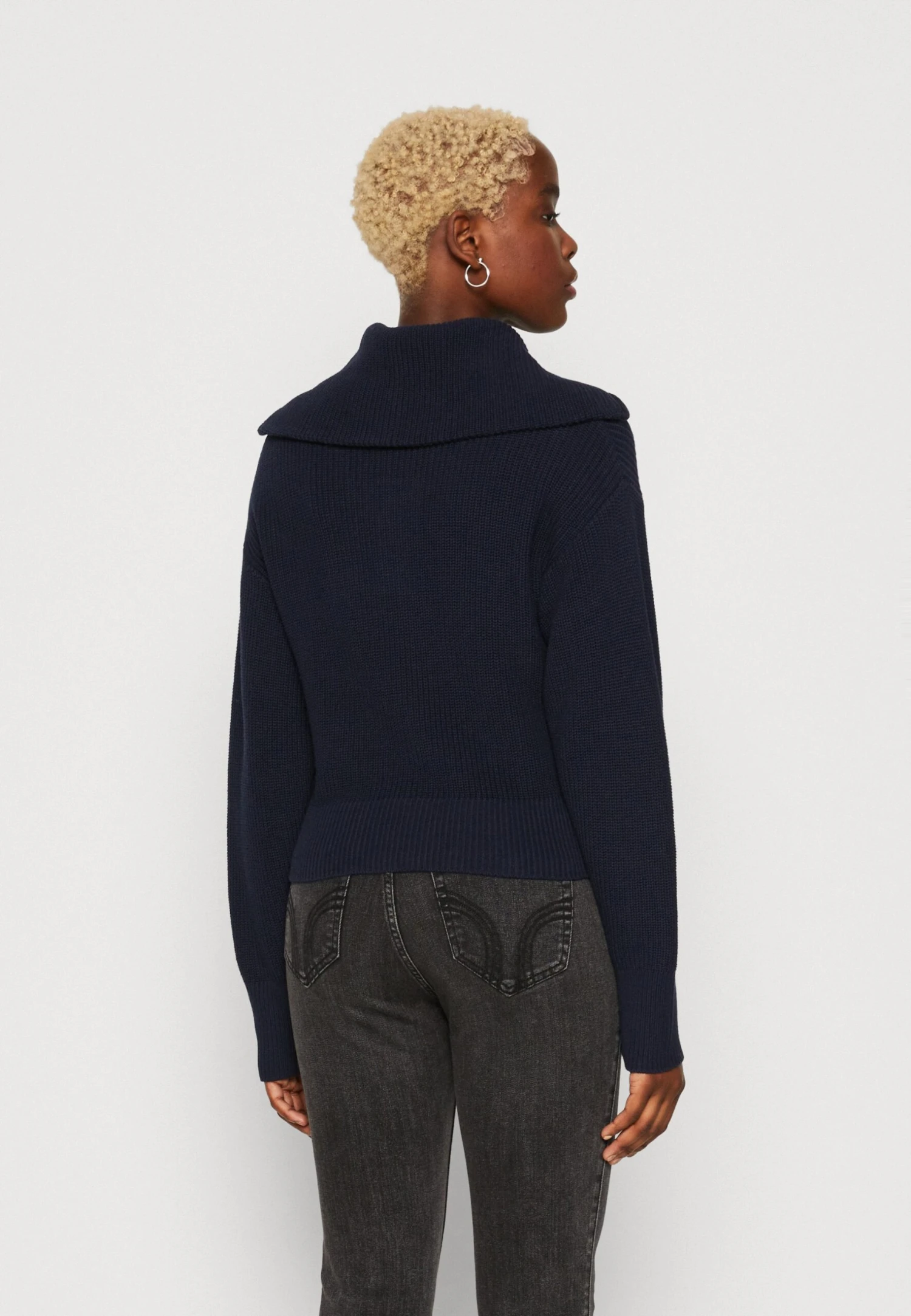 Monki Jumper - Dark Blue 5 Monki Jumper - Dark Blue - Image 3