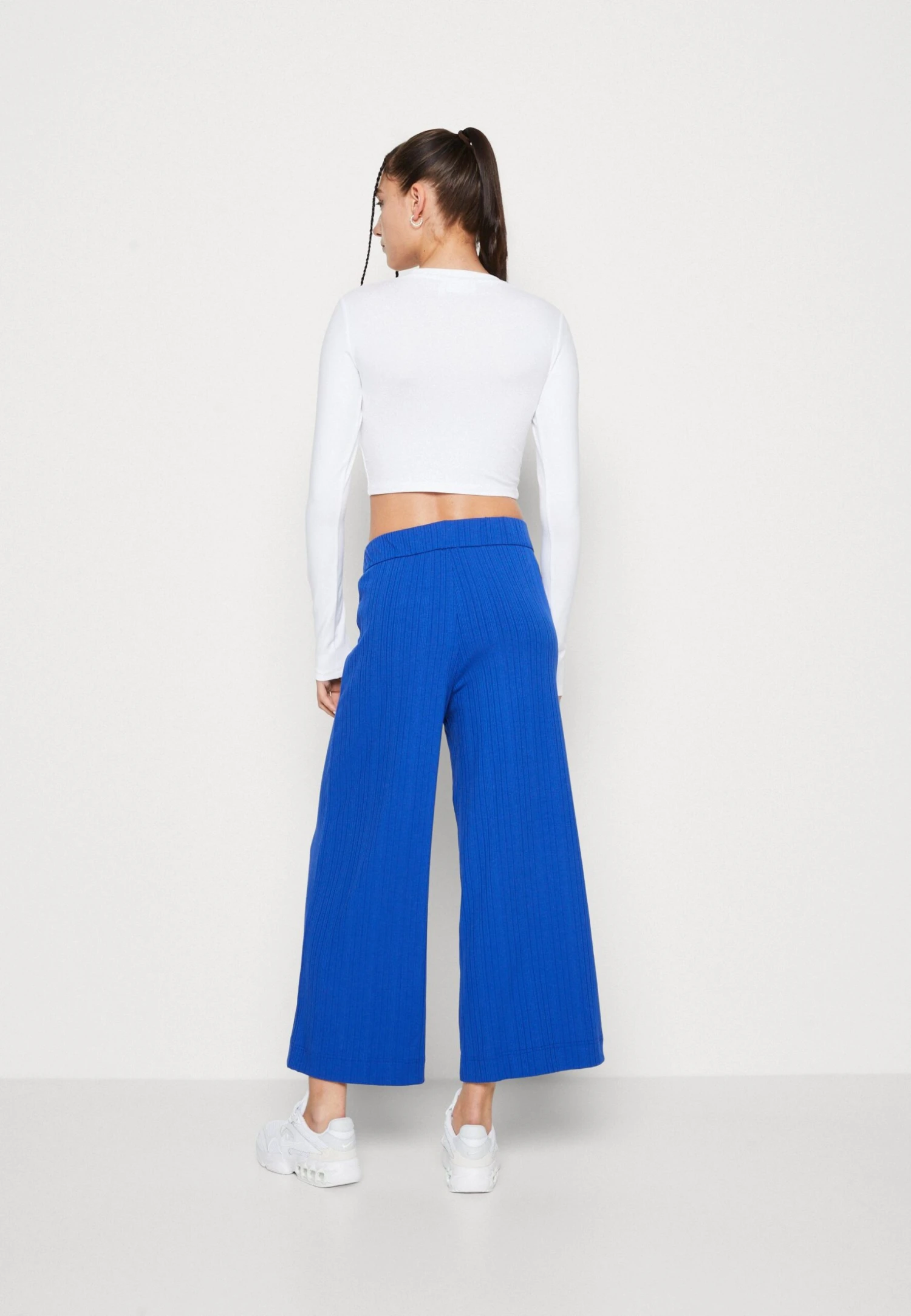 Monki Trousers - Bright Blue 5 Monki Trousers - Bright Blue - Image 3