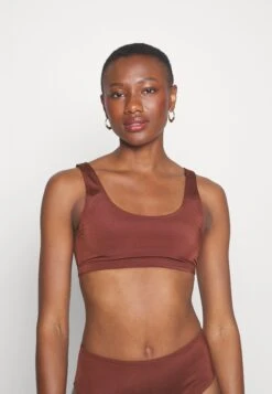 Monki Bikini Top - Solid Brown