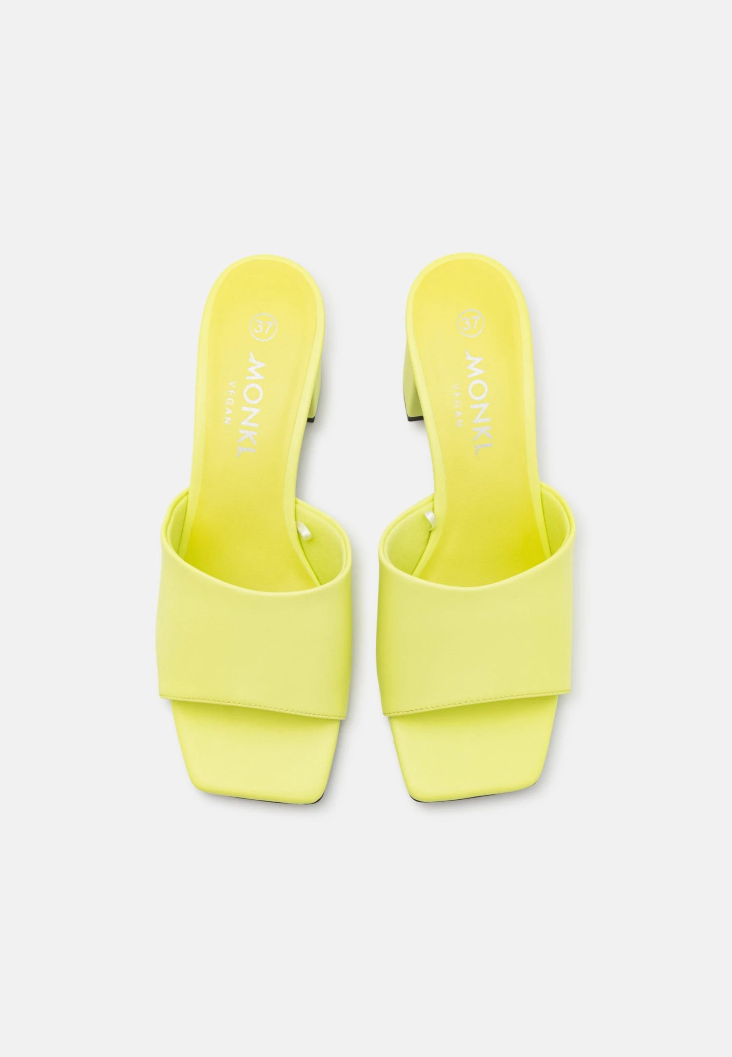 Monki Heeled Mules - Green 8 Monki Heeled Mules - Green - Image 6