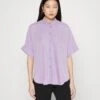 Monki Button-Down Blouse - Lilac Purple 2 Monki Button-Down Blouse - Lilac Purple -Monki Store be34e87bfd7c4b6abebddea4327e368a