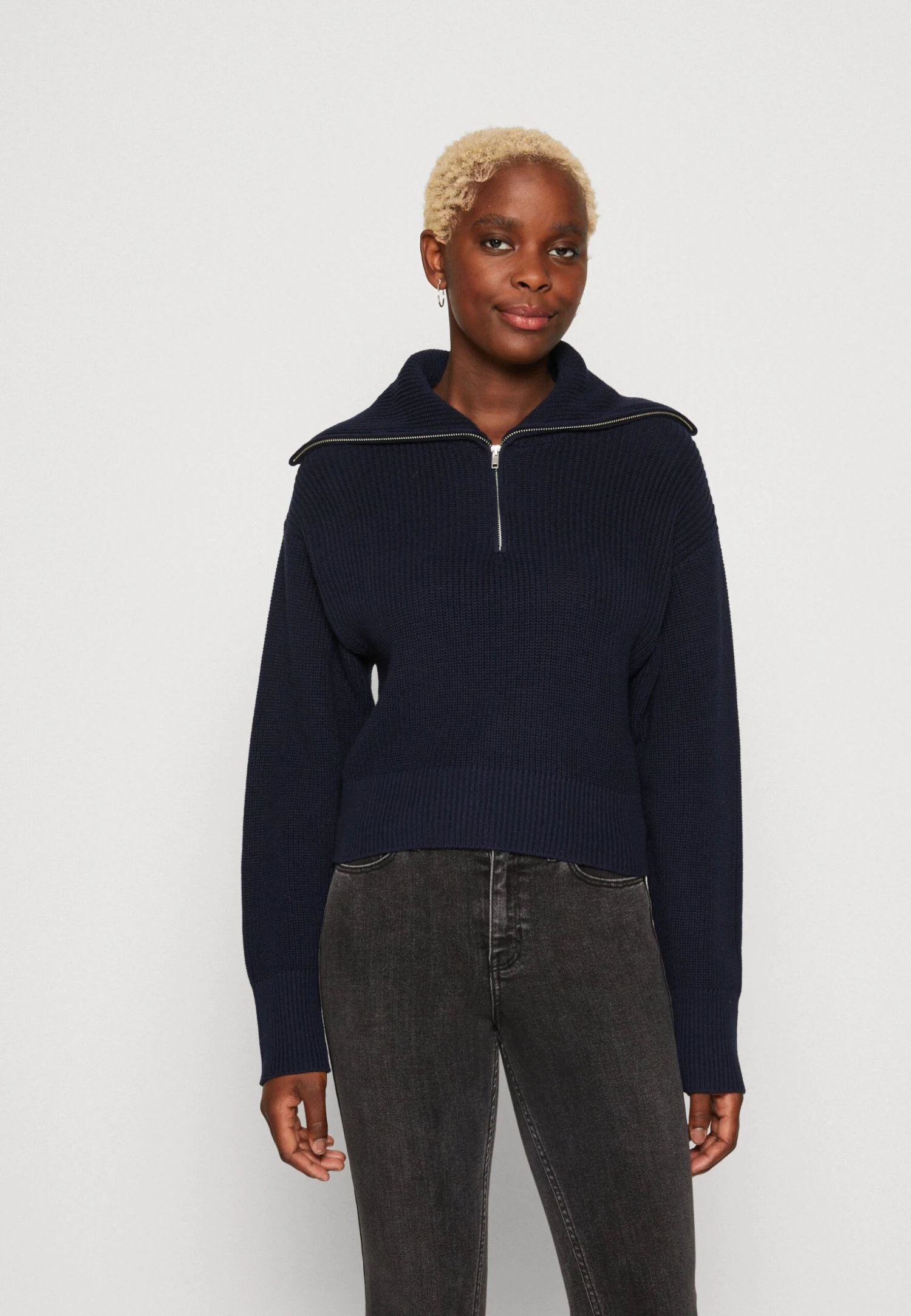 Monki Jumper - Dark Blue 3 Monki Jumper - Dark Blue
