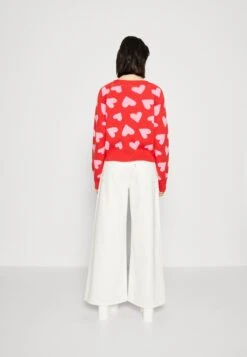 Monki Cardigan - Red/Pink -Monki Store d043a96d752644fbb4781746c41108f6
