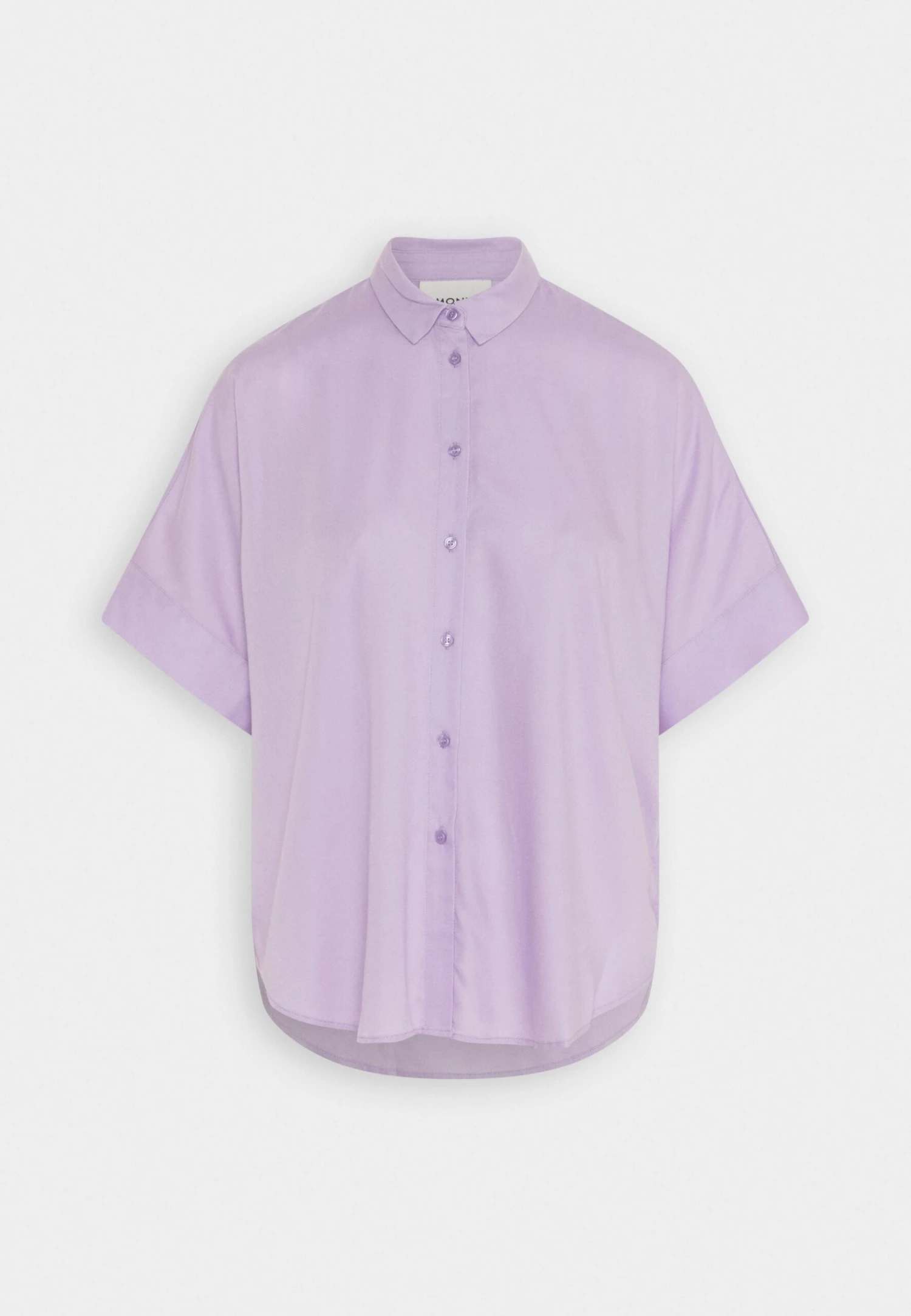 Monki Button-Down Blouse - Lilac Purple 5 Monki Button-Down Blouse - Lilac Purple - Image 4