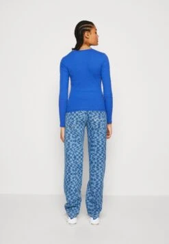 Monki Long Sleeved Top - Blue Bright -Monki Store df0a4a2c0c6347659c5daefbe82d234a