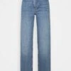 Monki Flared Jeans - Blue Medium -Monki Store df6556b9ef5040dda71dceebbf88d28b