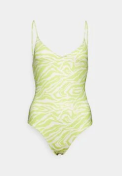 Monki Swimsuit - Green Light -Monki Store ee2a71ad4425426088bbe1352fd21a1f