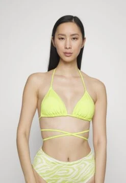 Monki Bikini Top - Neon Green