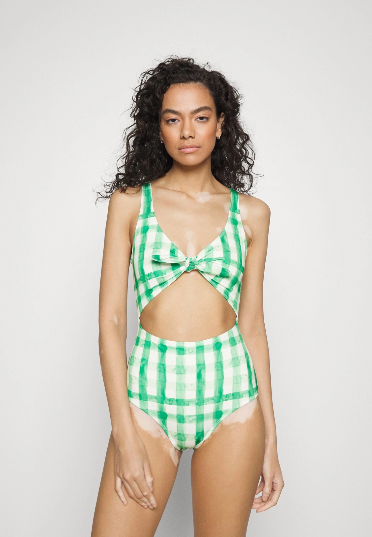 Monki Swimsuit - Green Medium 3 Monki Swimsuit - Green Medium