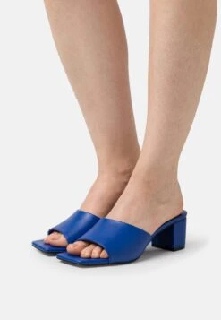 Monki Heeled Mules - Blue