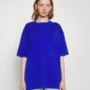 Monki Basic T-Shirt - Blue -Monki Store f60ea63930254b17a1406c922d62cd51