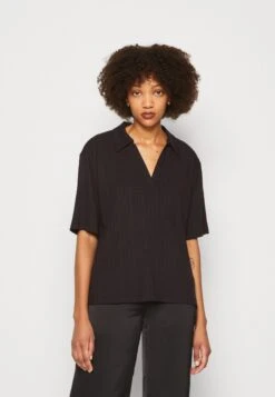 Monki Polo Shirt - Black Dark